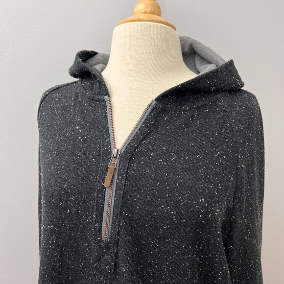 Carbon 2 Cobalt 1/4 Zip Pullover Gray Textured Hoodie Sz XL